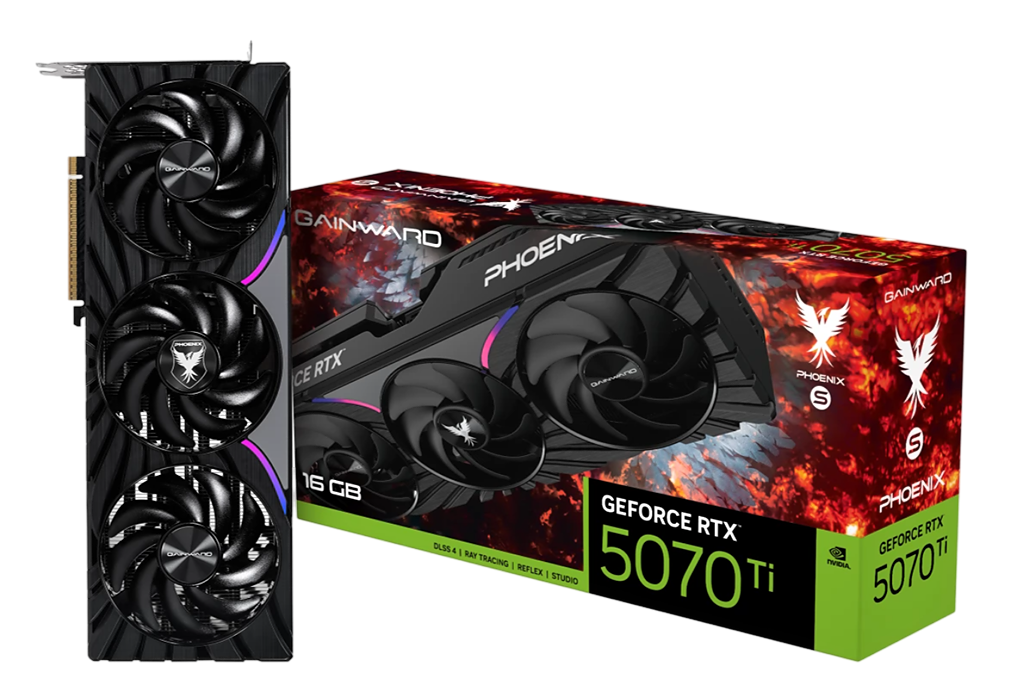 Slika proizvoda GAINWARD 1247-BLISS Phoenix-S GeForce RTX 5070 Ti 16GB GDDR7